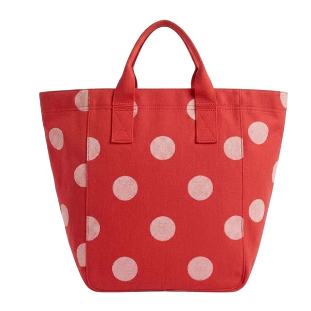 Cath Kidston Cath Kidston Women's Polka Dot Tote Bag in Red - 2