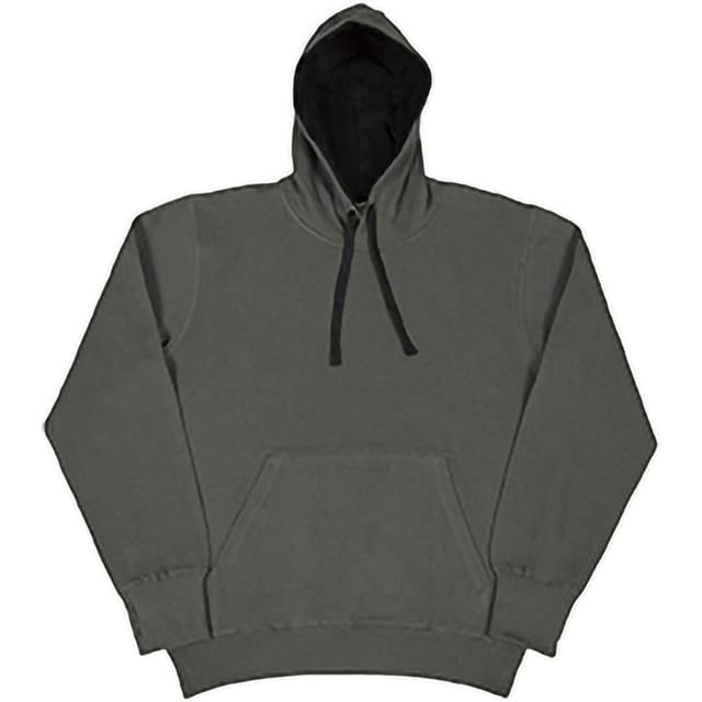 SG SG Men's Contrast Hooded Sweatshirt Hoodie in Grey - 3