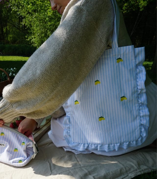 Coconut Lane Living La Vida Lemon Tote Bag Coconut Lane New Look - 2