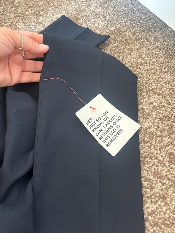 ASOS Navy suit trousers