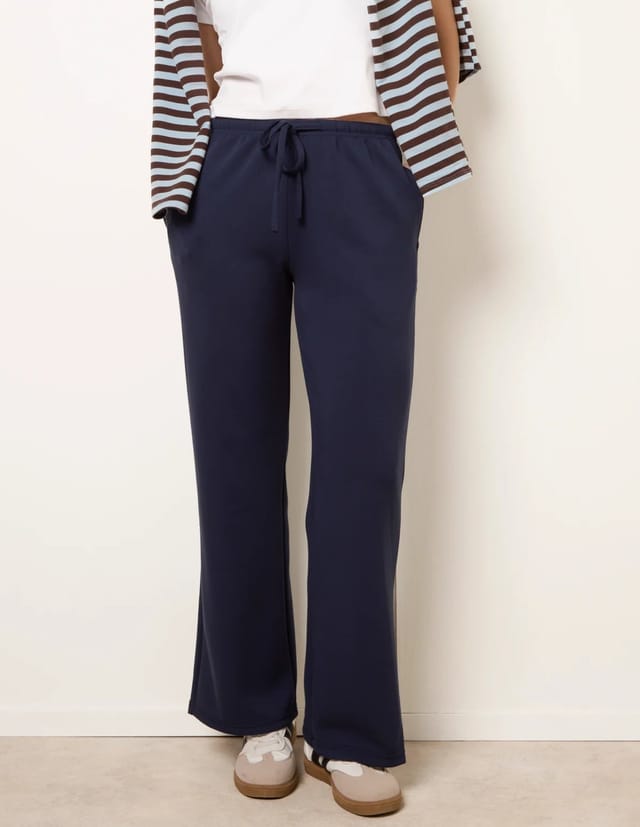 Blue Vanilla Drawstring Soft Jersey Joggers - 2