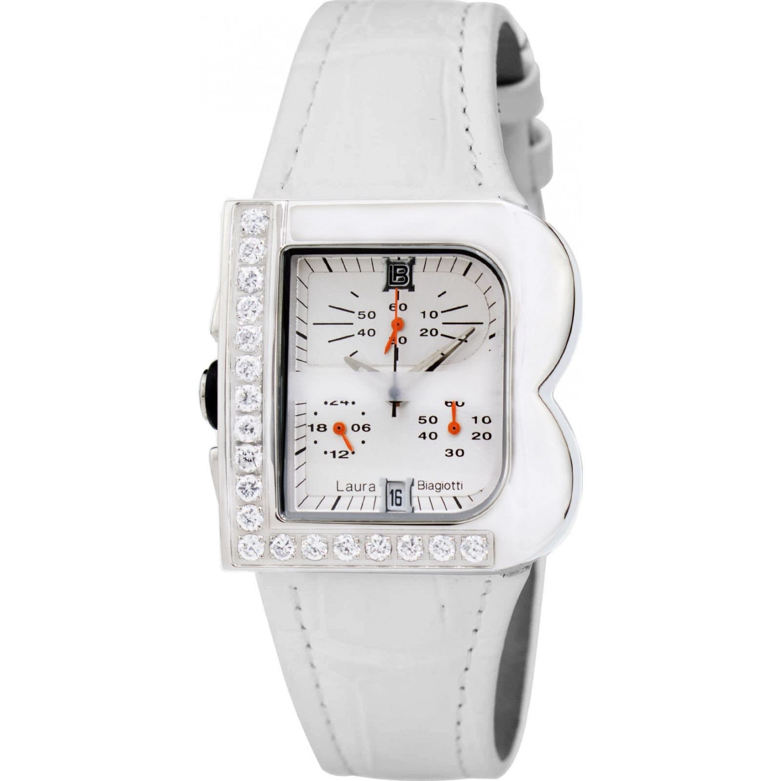 Laura Biagiotti Laura Biagiotti Women's LB0002L-07Z 33mm Quartz Watch in White