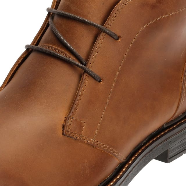 TOWER LONDON TOWER LONDON Men's Mens Armour Leather Chukka Boots in Brown - 3
