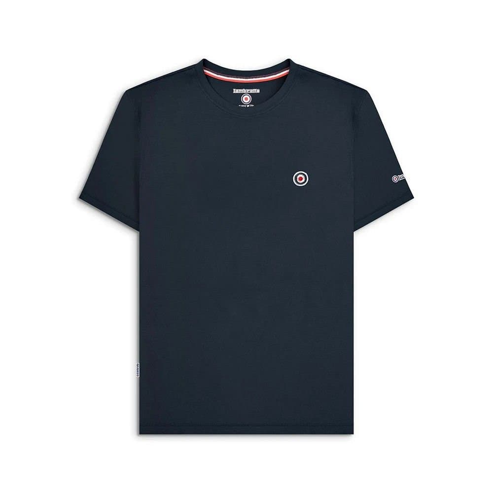 Lambretta Lambretta Navy Logo T-Shirt in 100% Cotton
