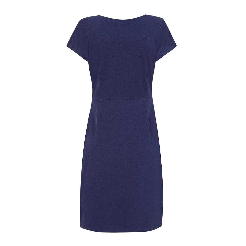 Lazy Jacks Lazy Jacks Women's Plain Capped Sleeved Dress in Dark Blue - 2