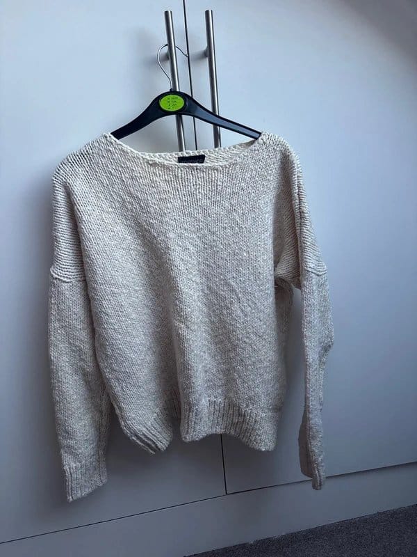 Topshop Cream Slouchey Jumper