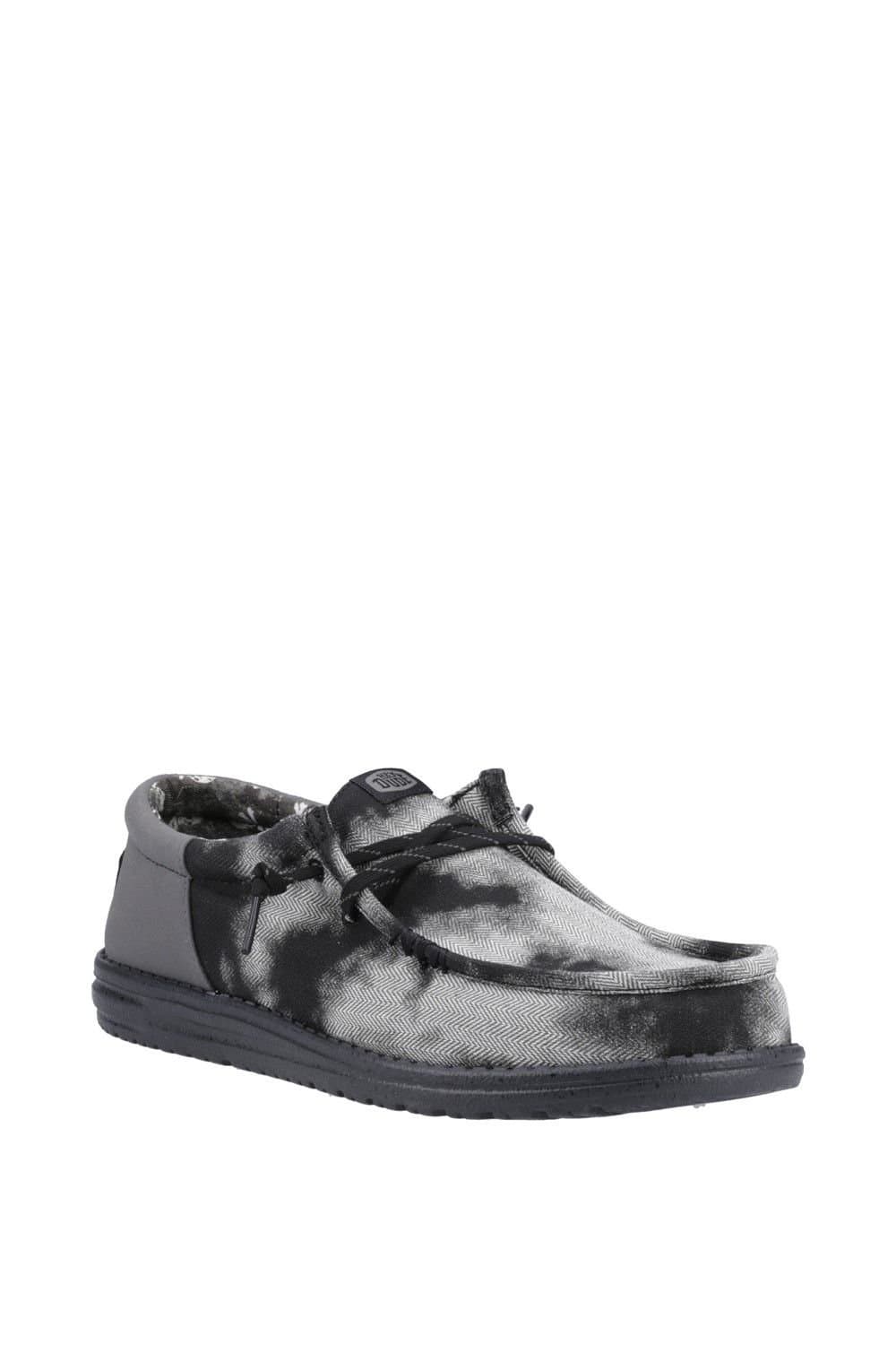 HEY DUDE Hey Dude Men's Wally Funk Overdye Shoe in Black