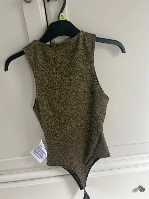ASOS Gold Metallic Bodysuit