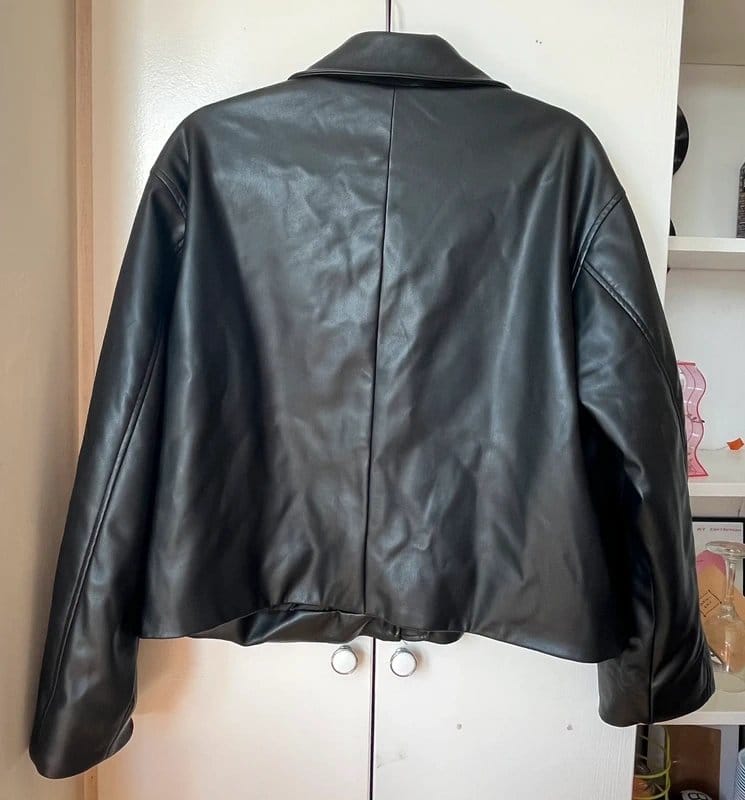 ASOS Design Black Faux Leather Jacket