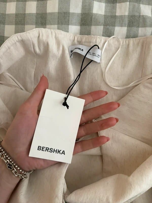 Bershka Bershka Halterneck Stand Collar Waistcoat -size L