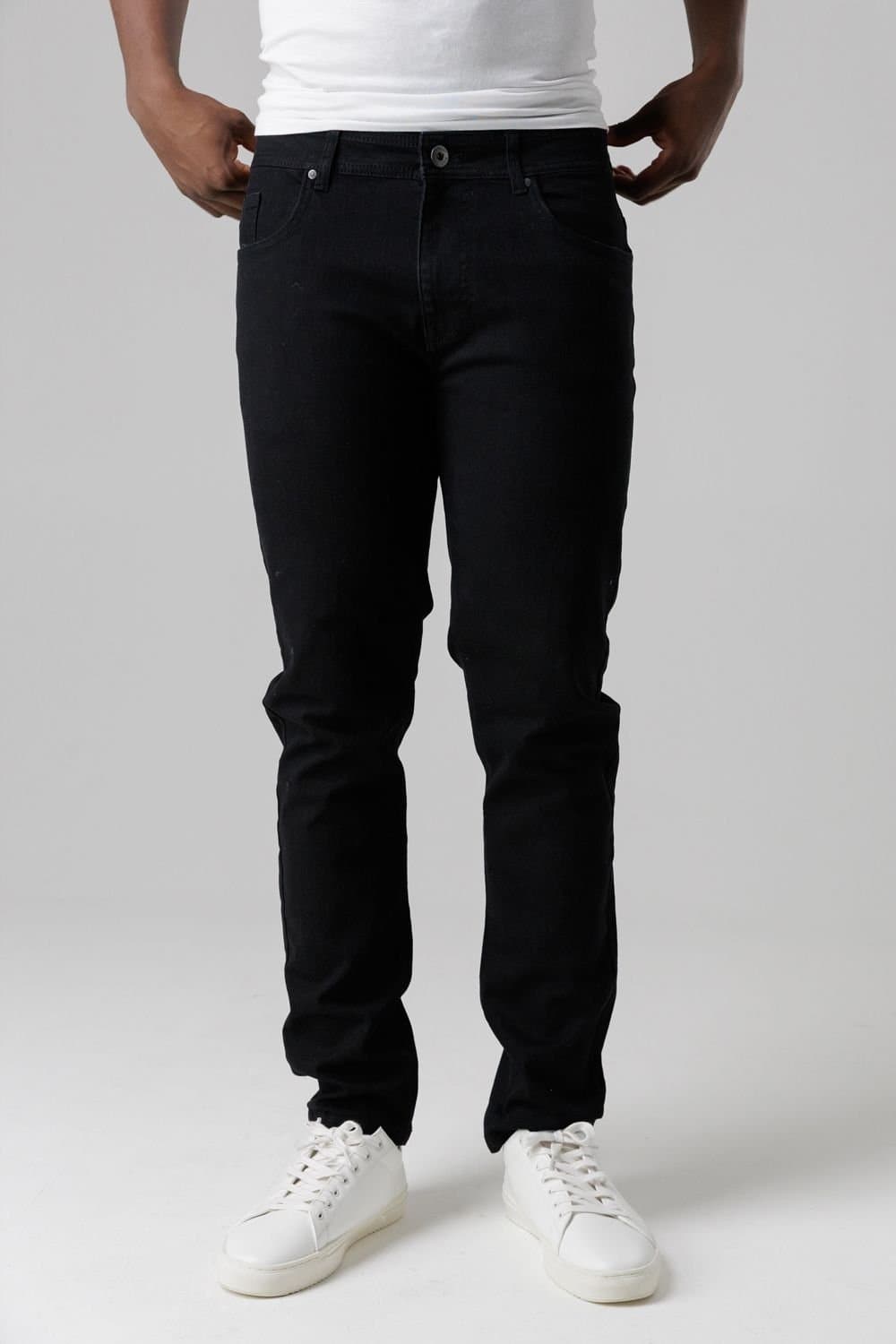 Tokyo Laundry Tokyo Laundry Men's Slim Fit Cotton Blend Jeans in Black