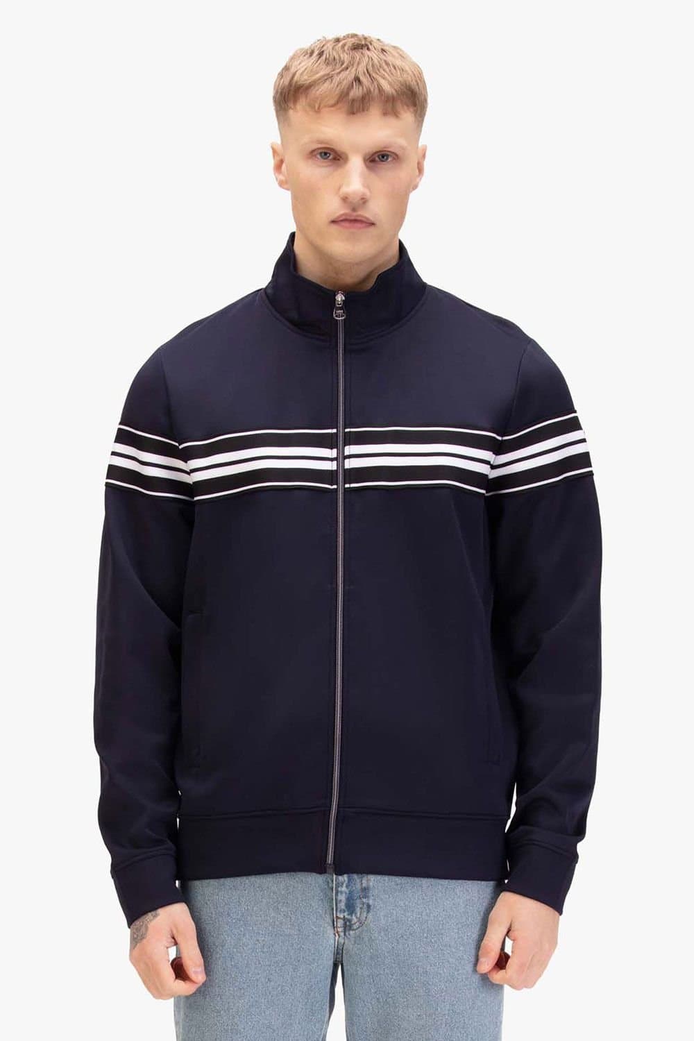 Luke 1977 Luke 1977 Men's Bonehead Zip Through Sweat in Dark Navy