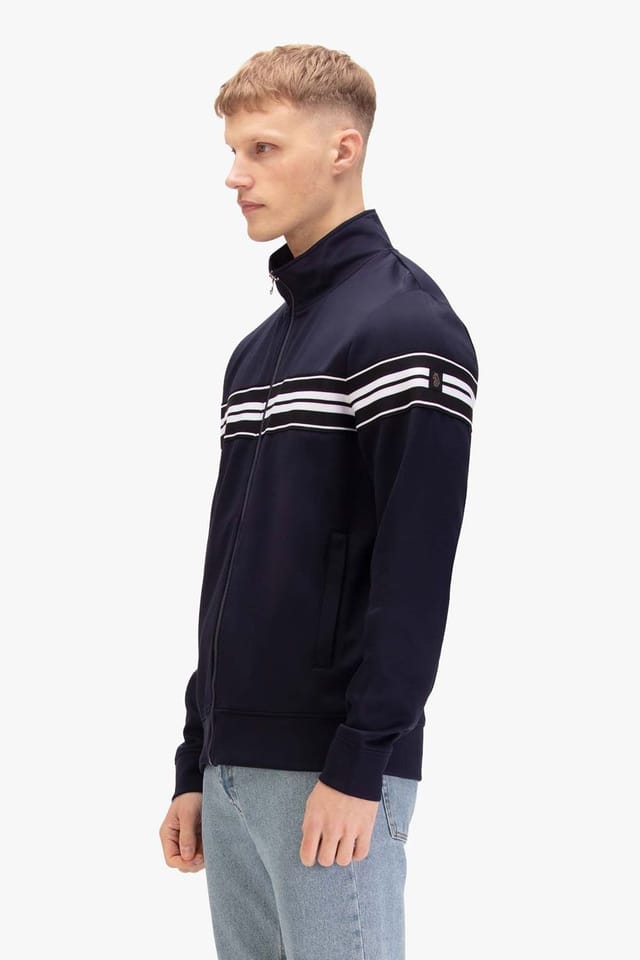 Luke 1977 Luke 1977 Men's Bonehead Zip Through Sweat in Dark Navy - 2