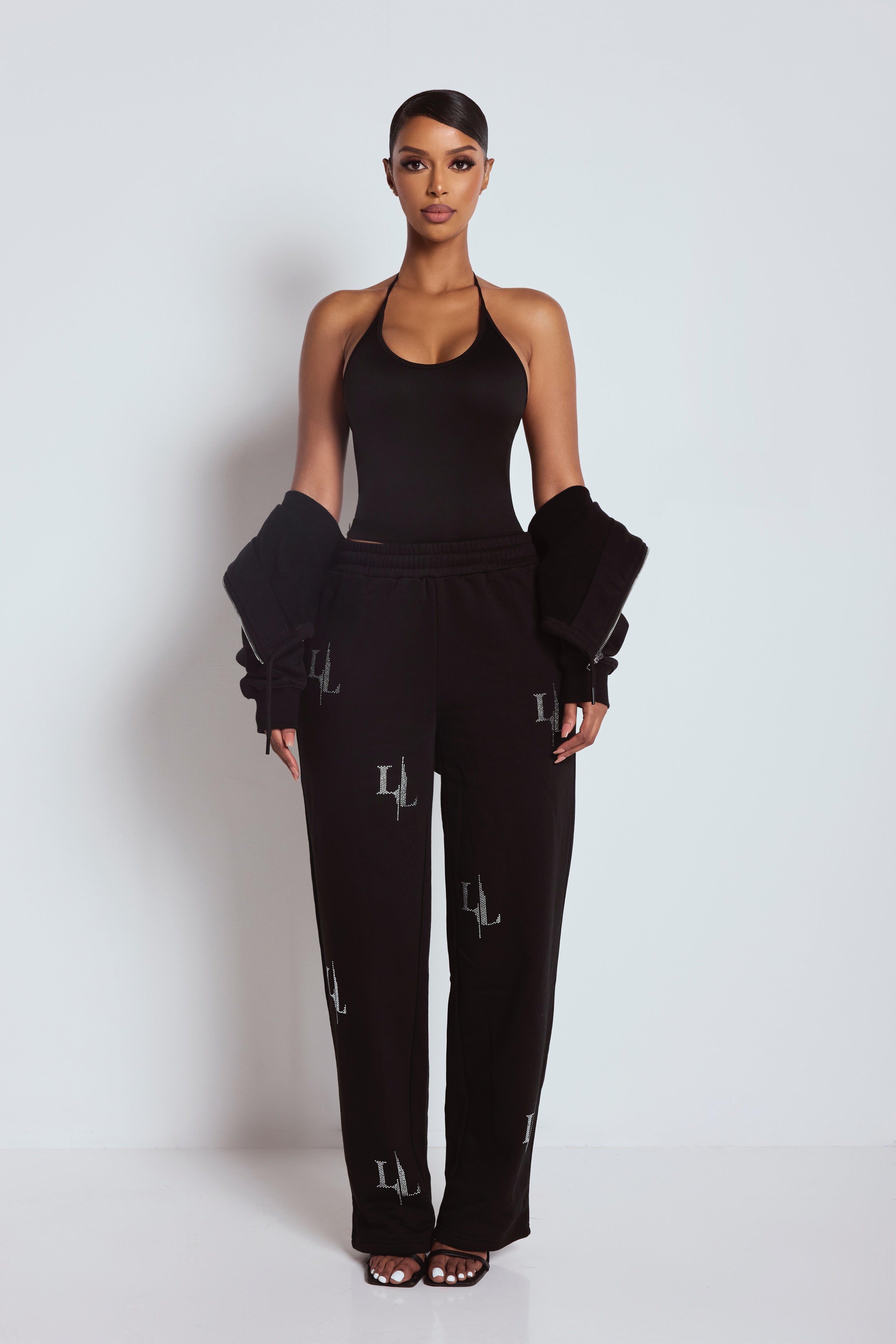 LEMONLUNAR LEMONLUNAR Women's The LL Sweatpants in Black - 2