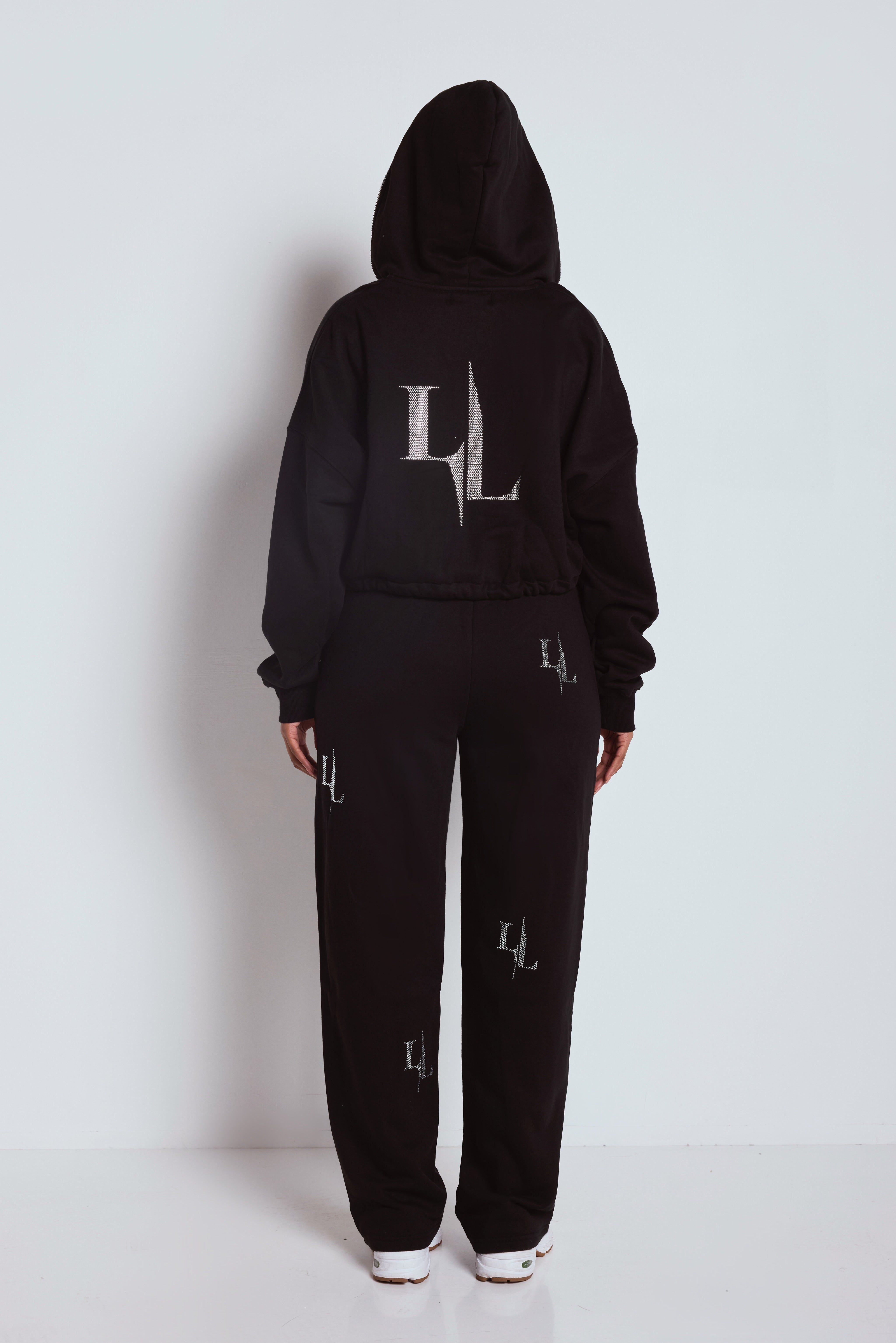 LEMONLUNAR LEMONLUNAR Women's The LL Sweatpants in Black - 4