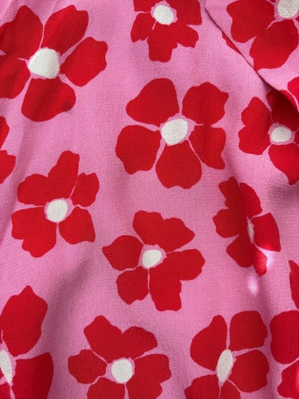 Bershka Bershka floral cropped shirt