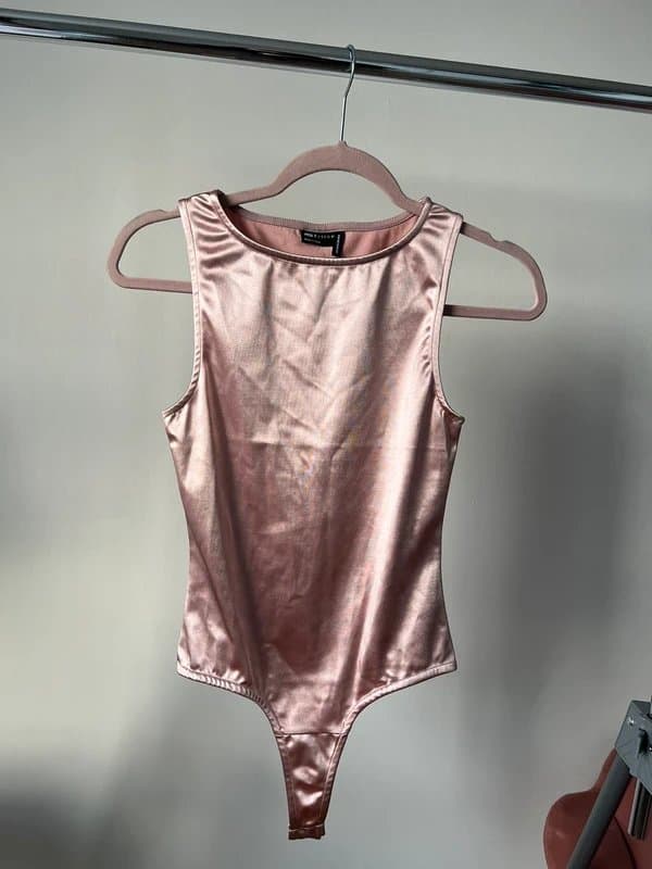 ASOS Pink satin top ASOS S
