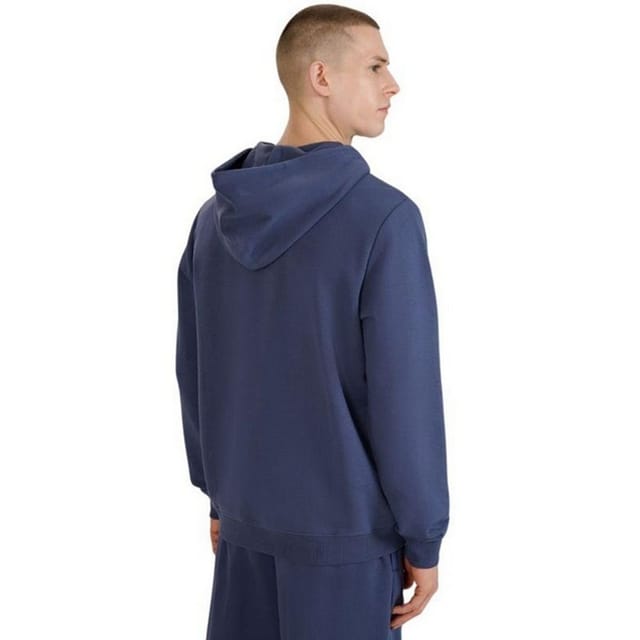 4F 4F Men's M1585 Logo Hoodie in Navy - 2
