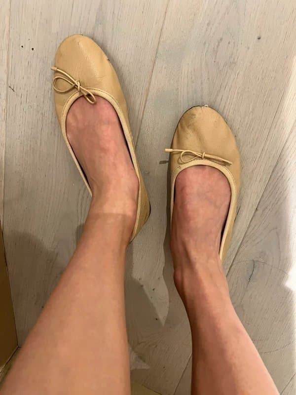 ASOS Leather Ballet Flats Size 5.5/6
