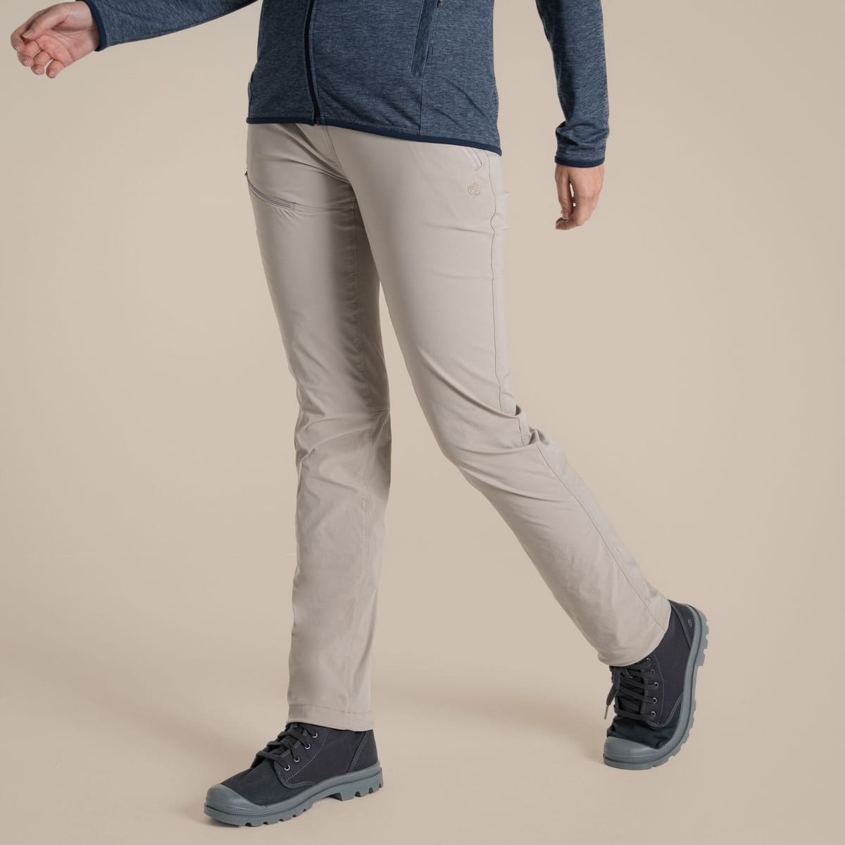 Craghoppers Craghoppers Women's Nosilife Anti-Insect Pro Lightweight Walking Trousers in Light Beige - 1