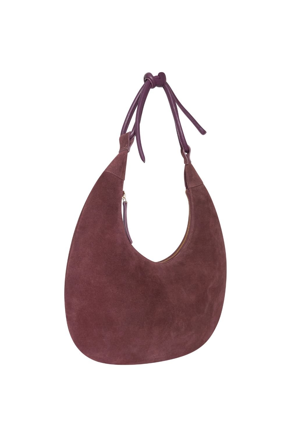 Barneys Originals Barneys Originals Women's Real Suede Burgundy Shoulder Bag - 3