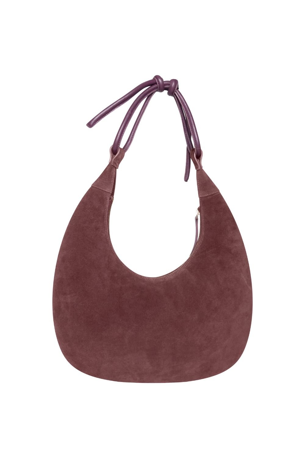 Barneys Originals Barneys Originals Women's Real Suede Burgundy Shoulder Bag - 4