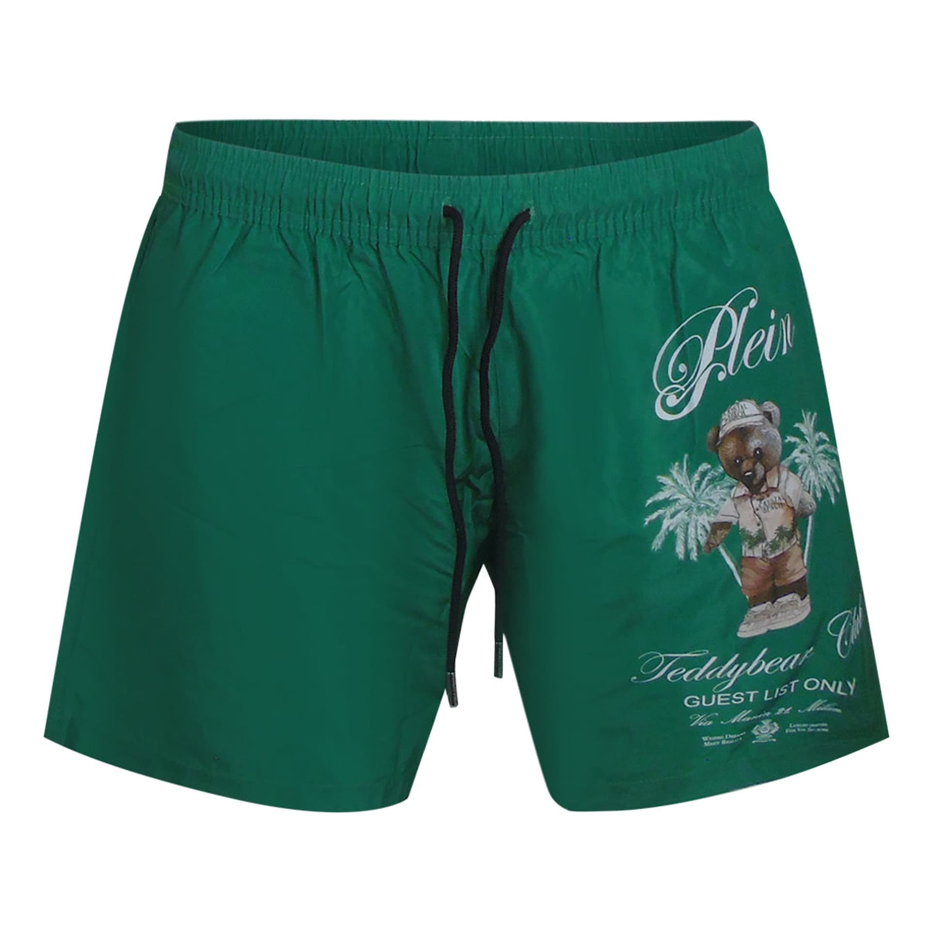 Philipp Plein Philipp Plein Men's Teddy Bear Club Board Shorts in Green