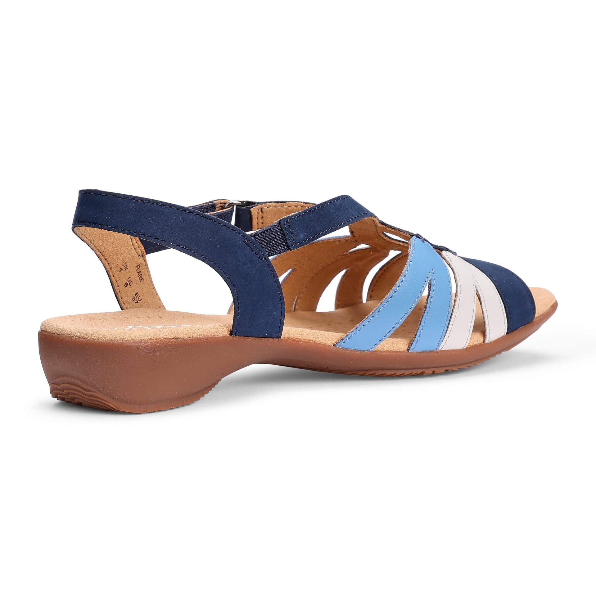 Hotter Hotter Women's Wide Fit 'Flare' Sandals in Navy - 4