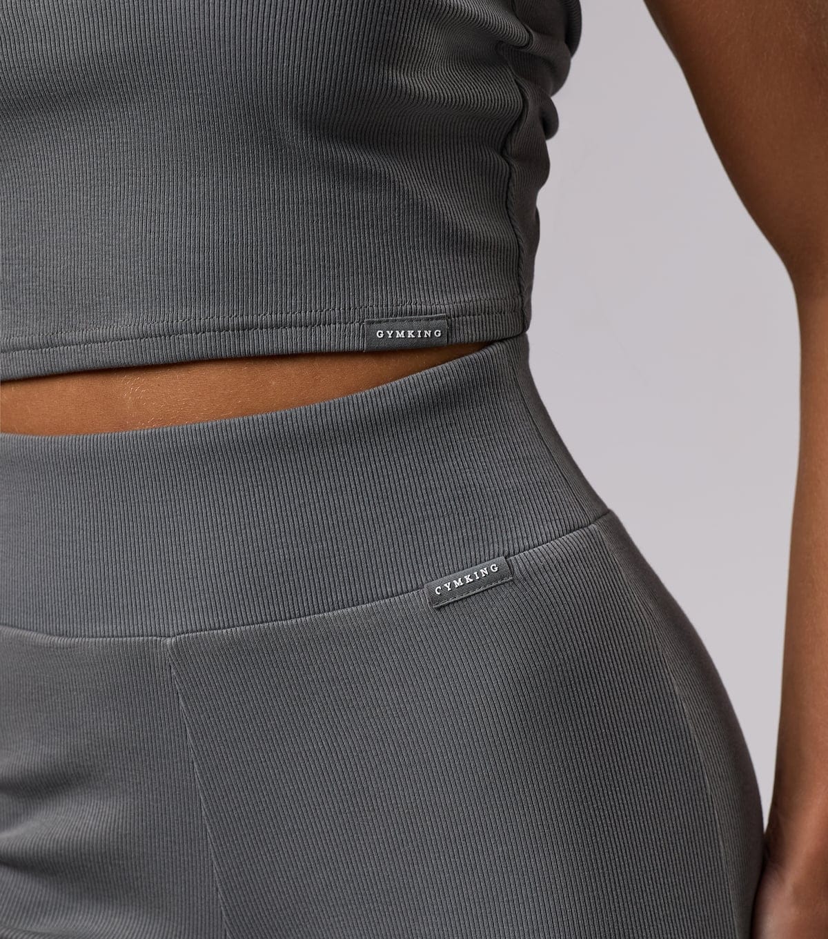 Gym King Women's Grey Flared Leggings Gym King New Look - 4