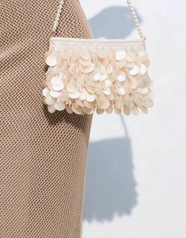 bessie’s wardrobe stunning beaded shell bag