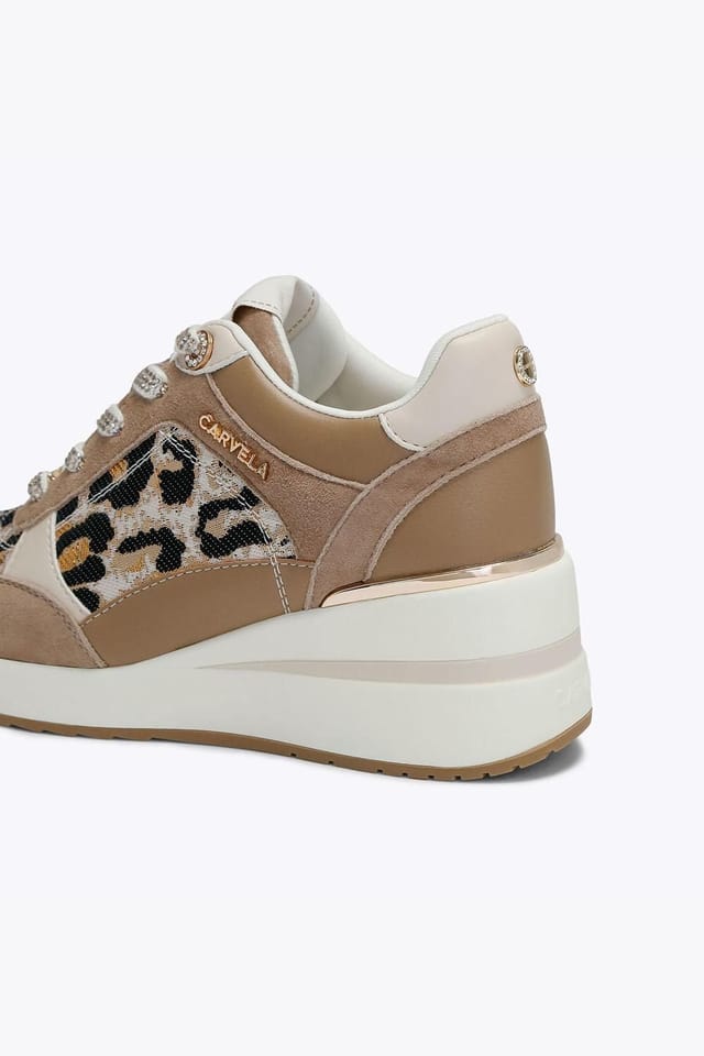 Carvela Carvela Women's 'Divina Sneaker' Trainers in Taupe - 3