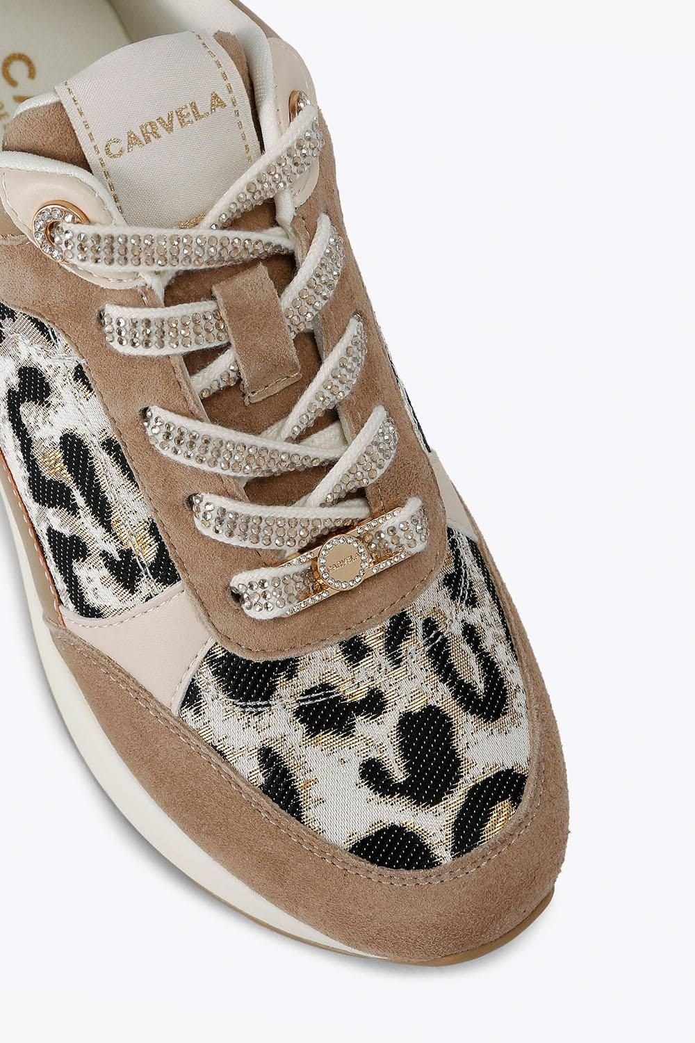 Carvela Carvela Women's 'Divina Sneaker' Trainers in Taupe - 4