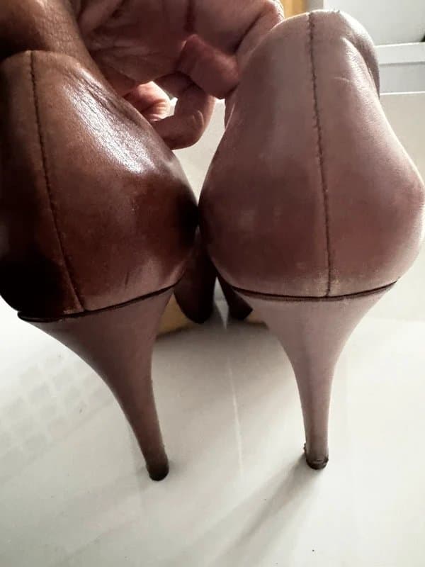 Nine West Nine West Tan Leather court shoes with Flower appliqué detail (5)