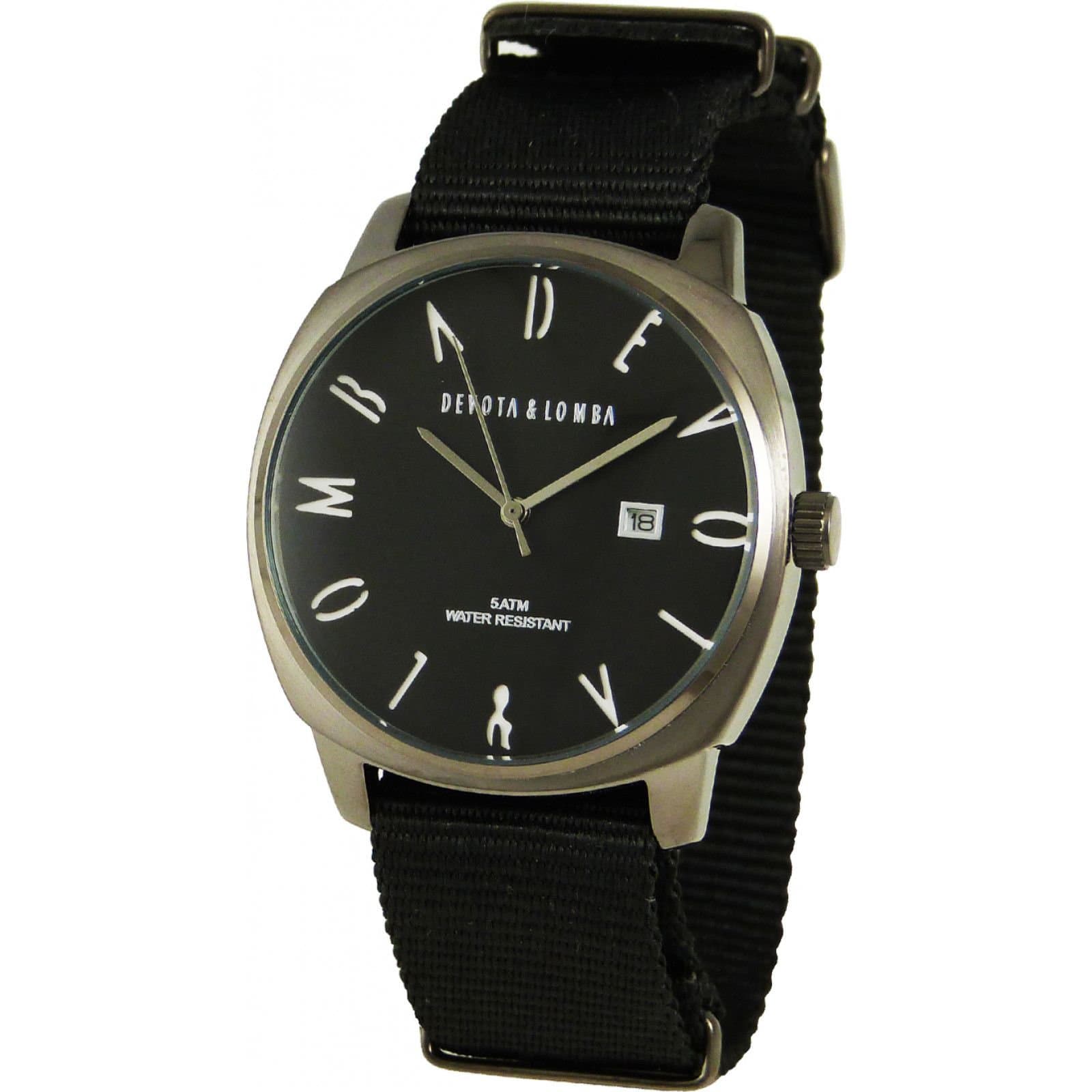 Devota & Lomba Devota & Lomba Men's DL008MSPBK-01BLACK 42mm Quartz Watch in Black