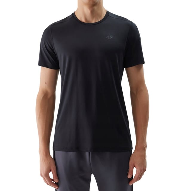 4F 4F Men's Regular Training T-Shirt in Black - 3