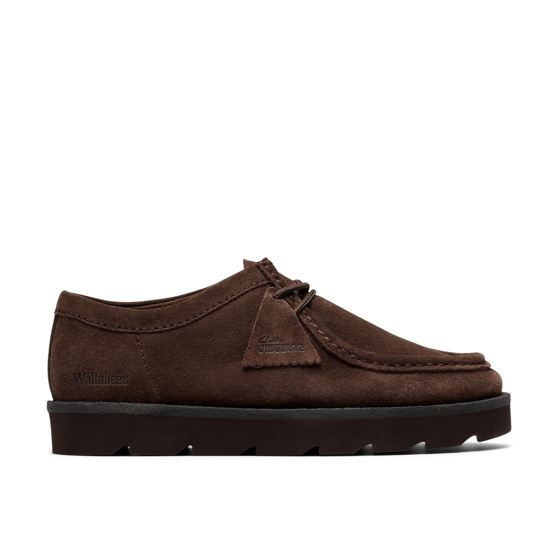 Clarks Clarks Men's Meare Walla Dark Brown Suede Wallabee