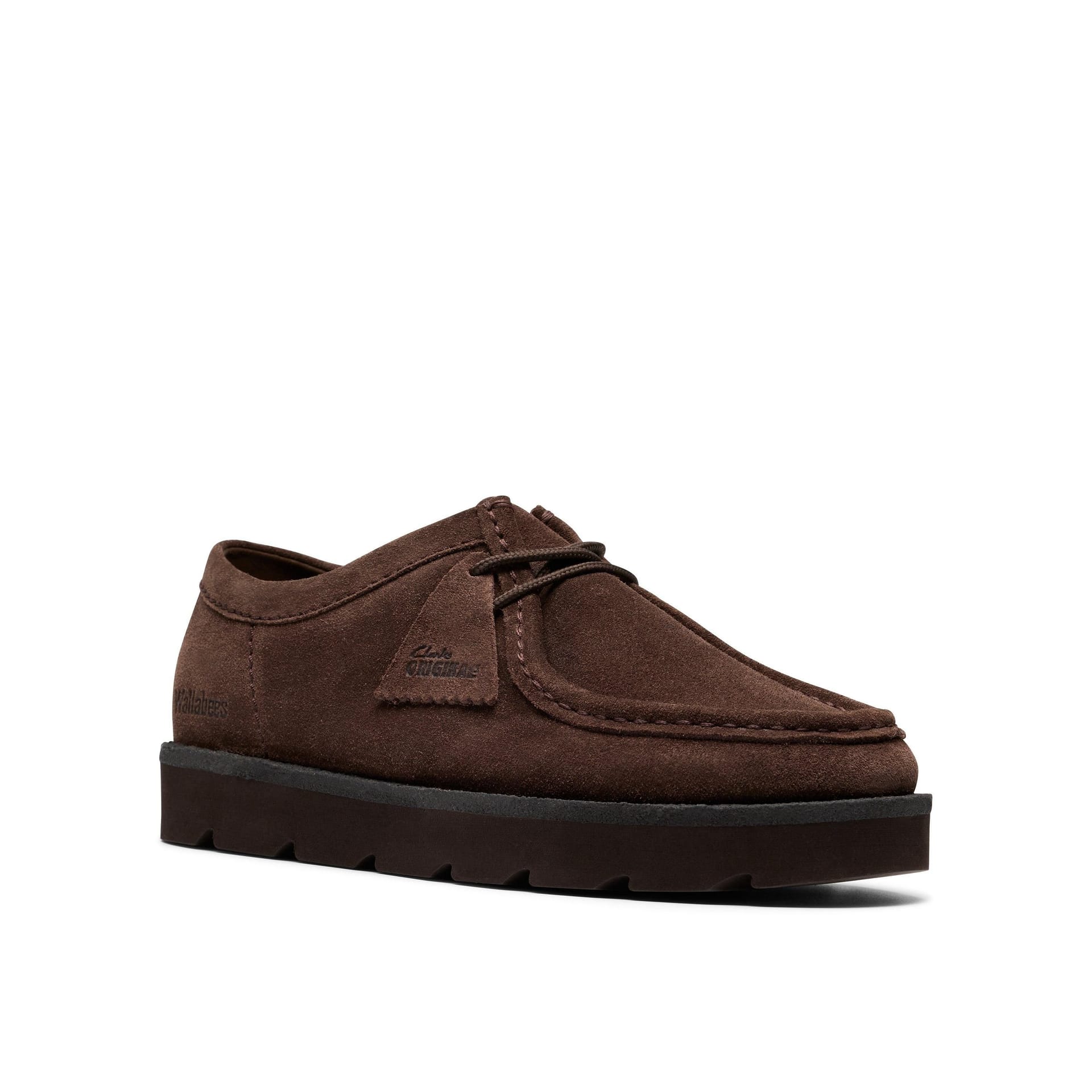 Clarks Clarks Men's Meare Walla Dark Brown Suede Wallabee - 4