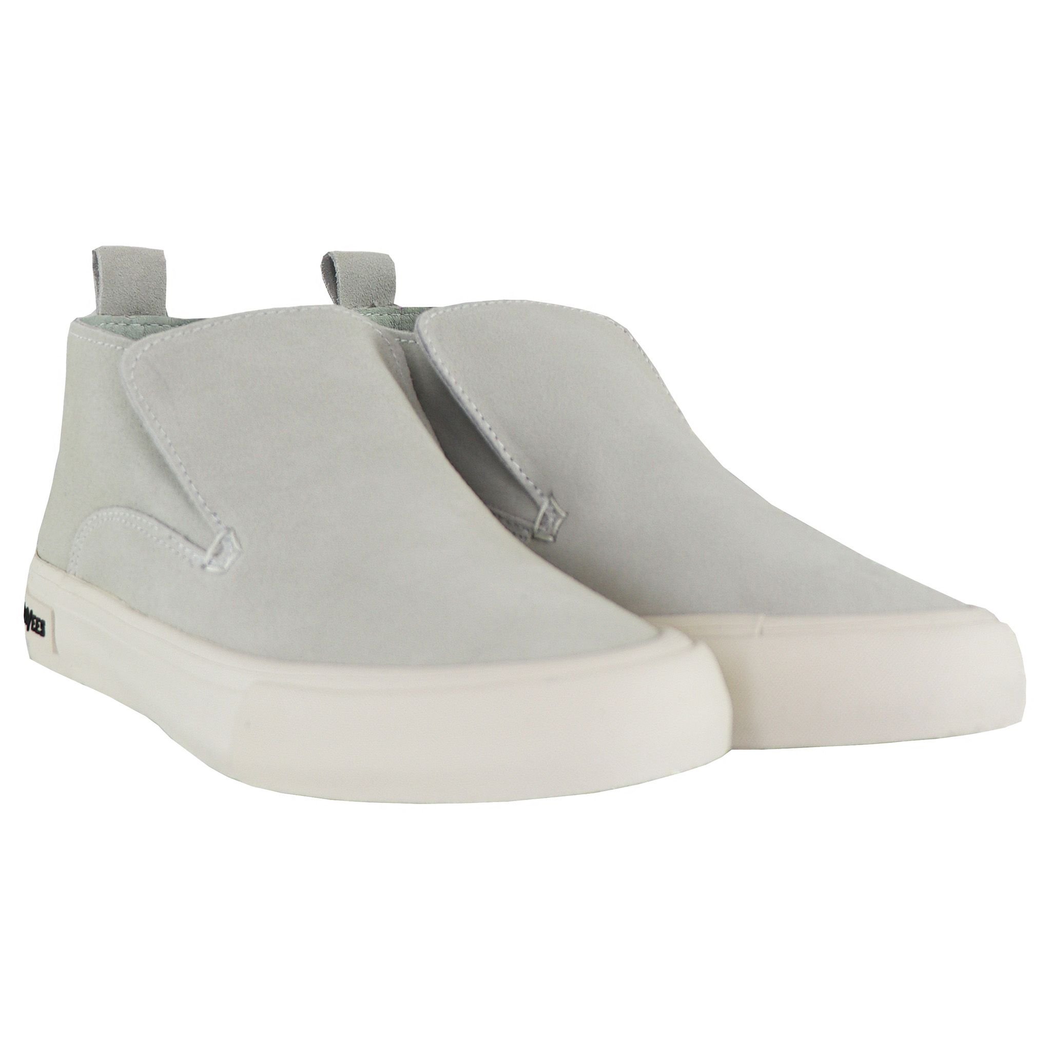 Seavees Seavees Women's Huntington Middie Slip-On Grey Suede Leather Boots - 2