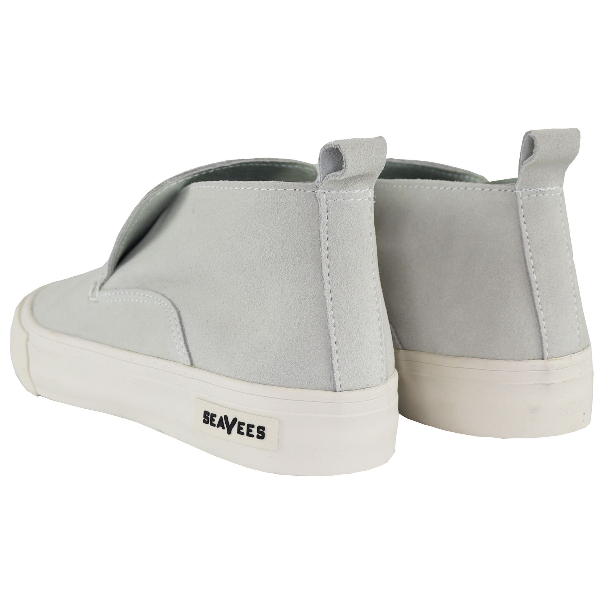 Seavees Seavees Women's Huntington Middie Slip-On Grey Suede Leather Boots - 3