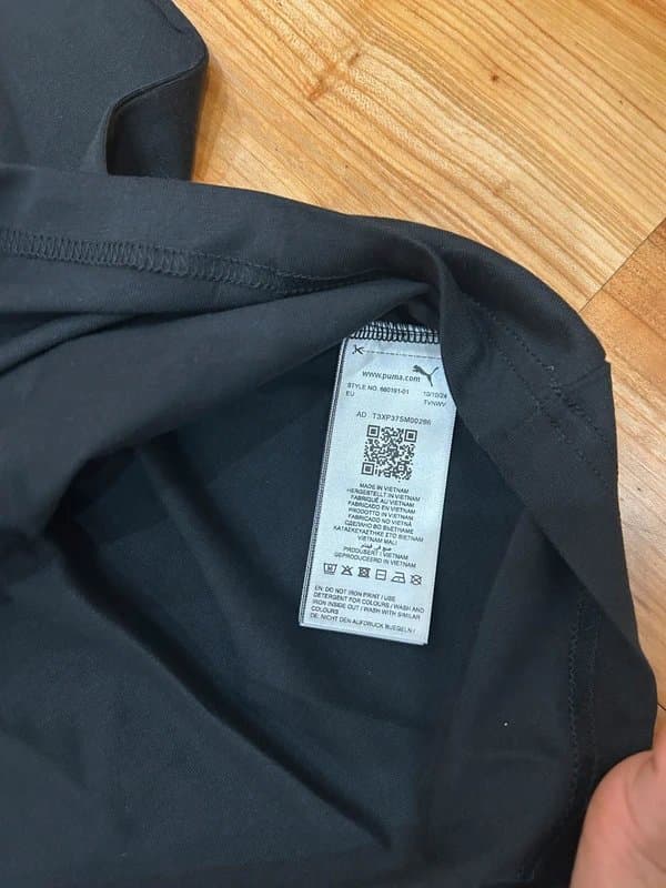 Puma Puma Men’s Black T-Shirt Size M – Brand New With Tags
