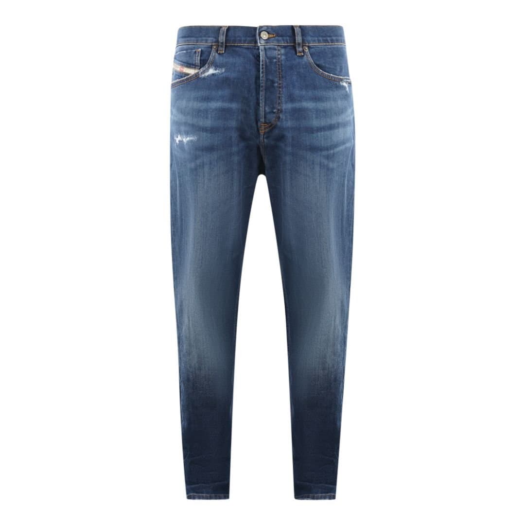 Diesel Diesel Blue Stretch Denim Tapered Jeans