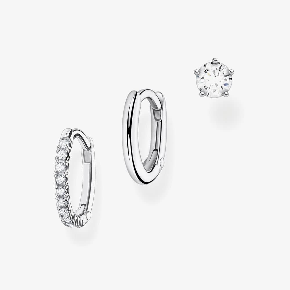 Thomas Sabo THOMAS SABO Women's Silver 12mm Single Hoop Earring CR660-001-21