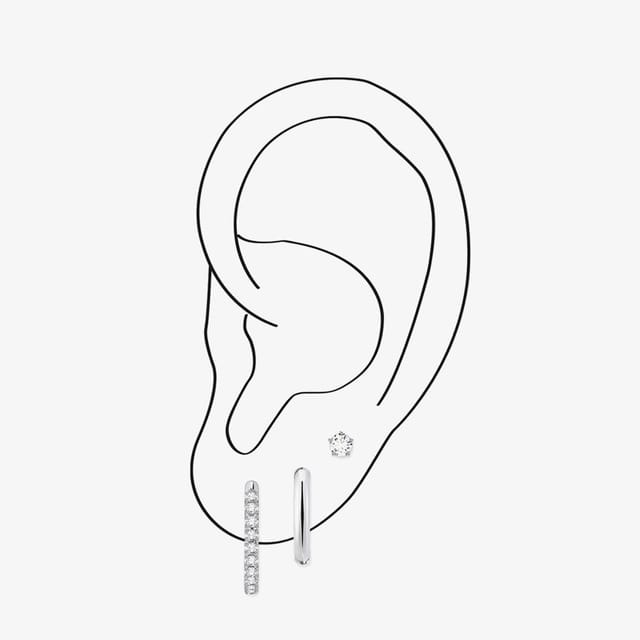 Thomas Sabo THOMAS SABO Women's Silver 12mm Single Hoop Earring CR660-001-21 - 2