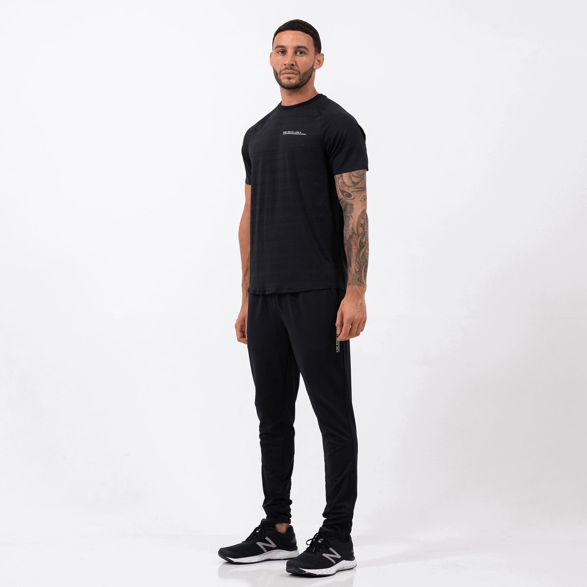 Fine White Line Fine White Line Men's Shift Jogging Pants in Black