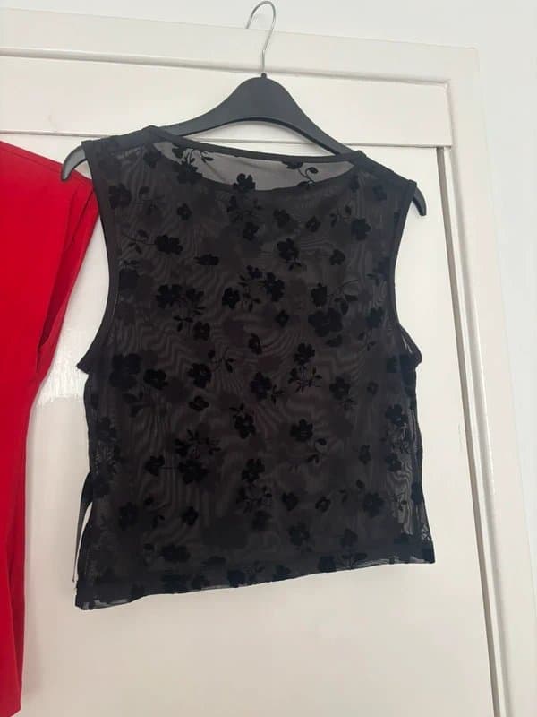 ASOS Black Mesh Top ASOS