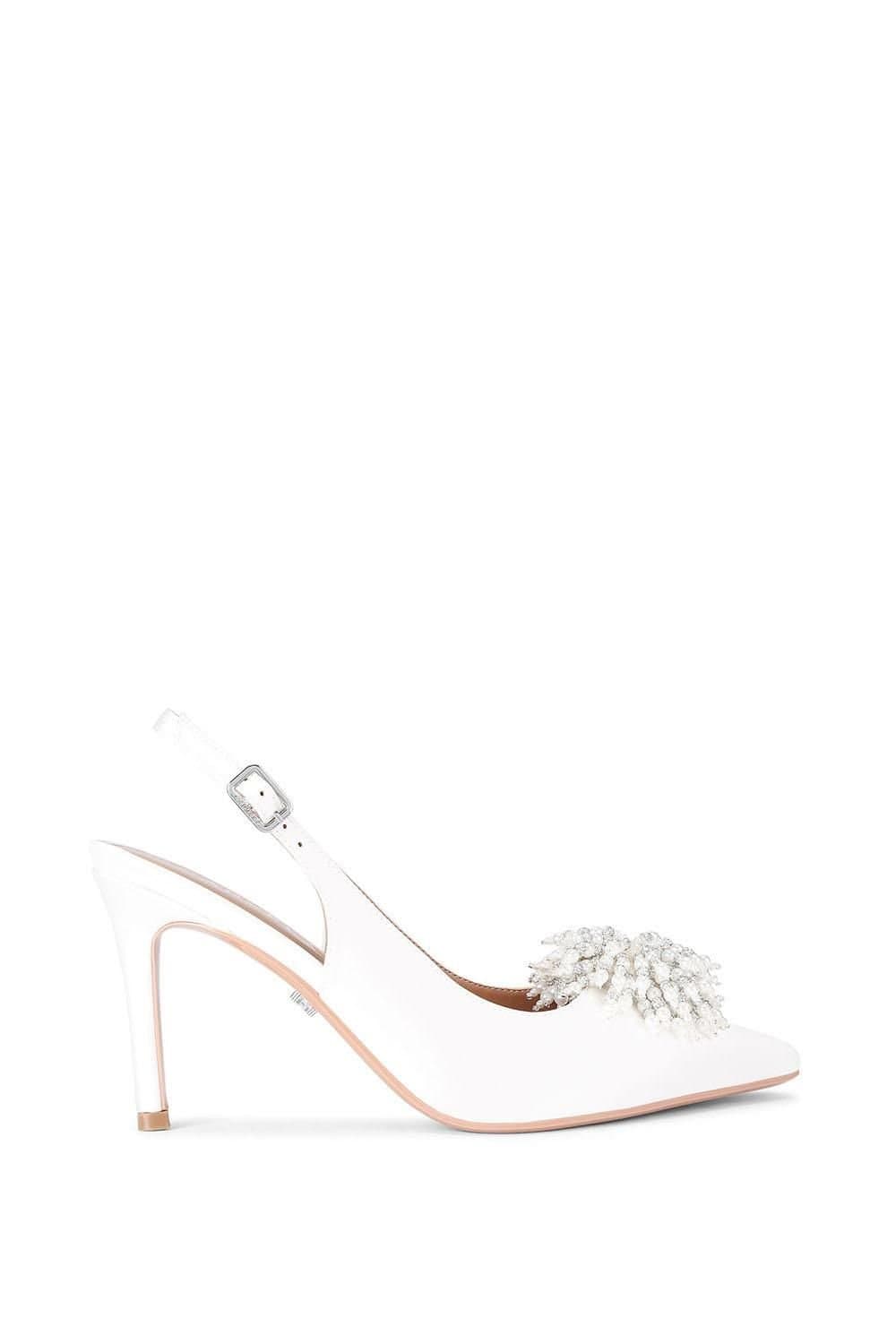 Carvela Carvela Women's 'Lucia' Satin Heels in White