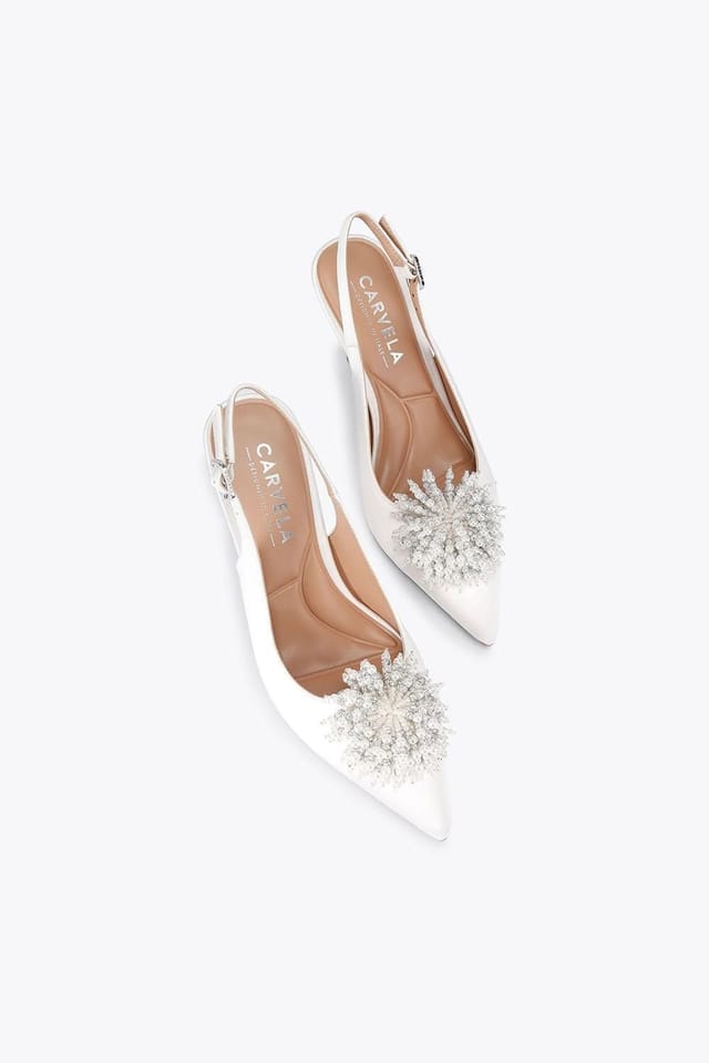 Carvela Carvela Women's 'Lucia' Satin Heels in White - 2