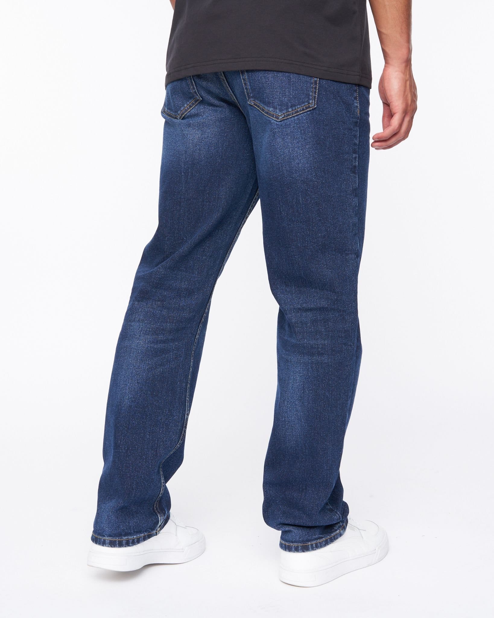 Duck&Cover Duck&Cover Rushawn Men's Modern Slim-Fit Jeans in Mid Blue - 4