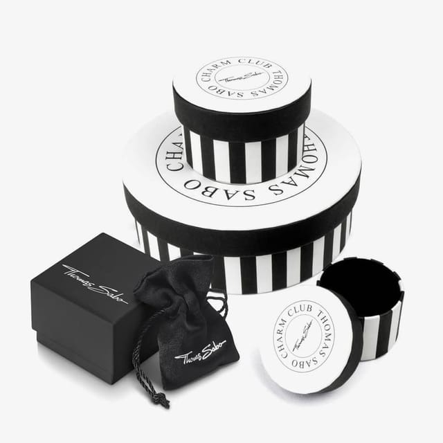 Thomas Sabo THOMAS SABO Women's Silver Stone Set Heart Double Row Bracelet A2057-051-14-L19V - 3