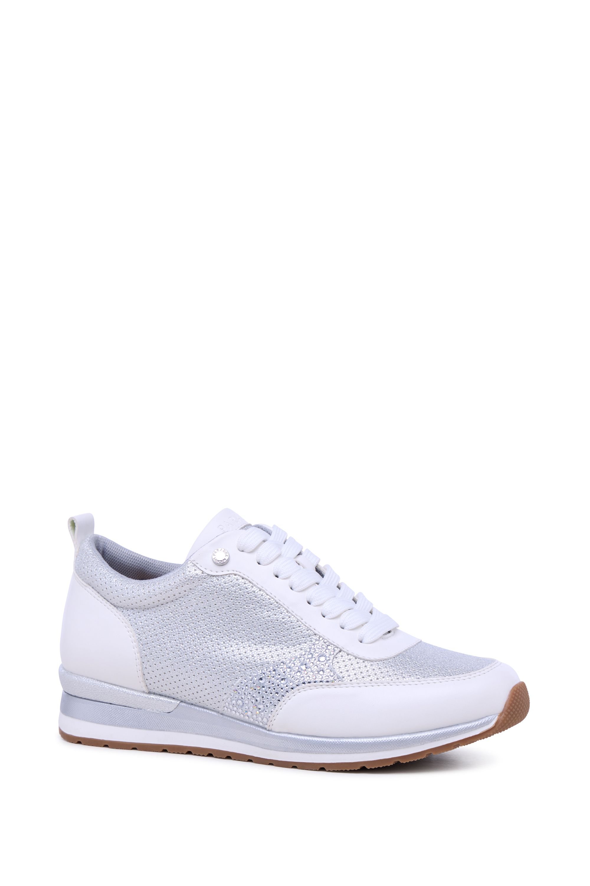 Paradox London Paradox London Women's Zerina Embellished Trainers in White - 2